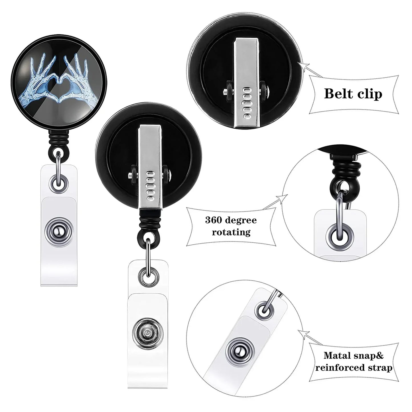 X-Ray Nurse Badge Reel