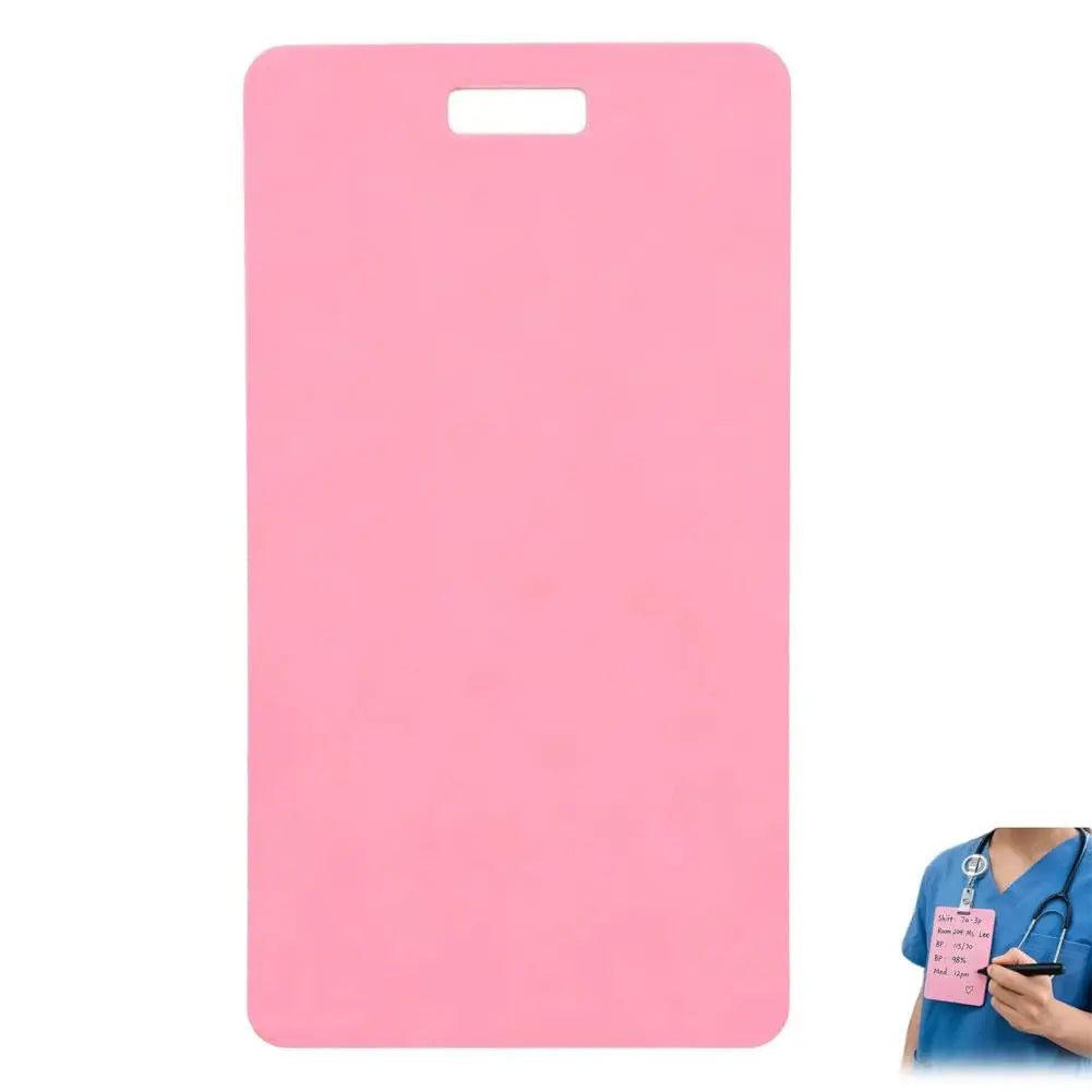 👉 Reusable Dry Erase Badge Note Card for Nurses & Doctors